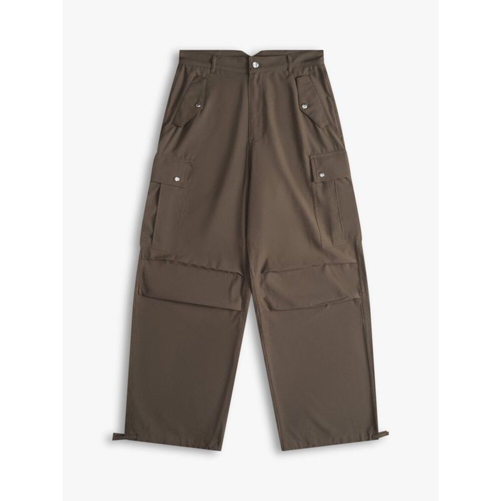Rhude Olive Linen Cargo Women's Pants